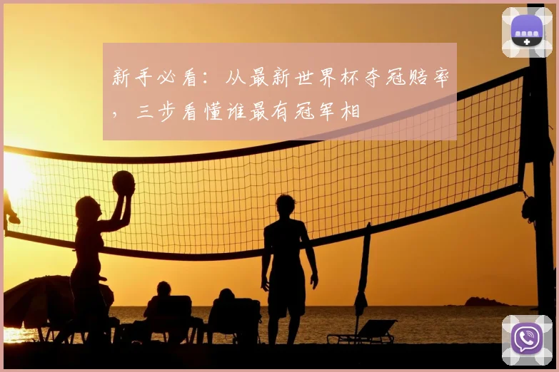 新手必看：从最新世界杯夺冠赔率，三步看懂谁最有冠军相